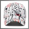 BUZZxSELECTION Casual Cap with English Tarot and Unique Design Men's Letters, Logo, Cards, (CAP185) (White)