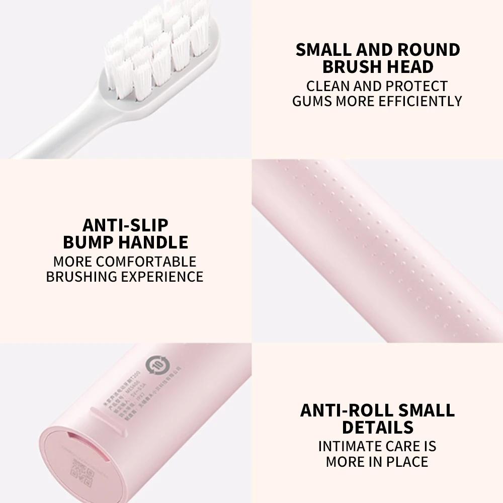 Xiaomi Mijia Sonic Electric Toothbrush T200 Type-C Charging IPX7 Water Proof Antibacterial Bristles Xiaomi Toothbrush