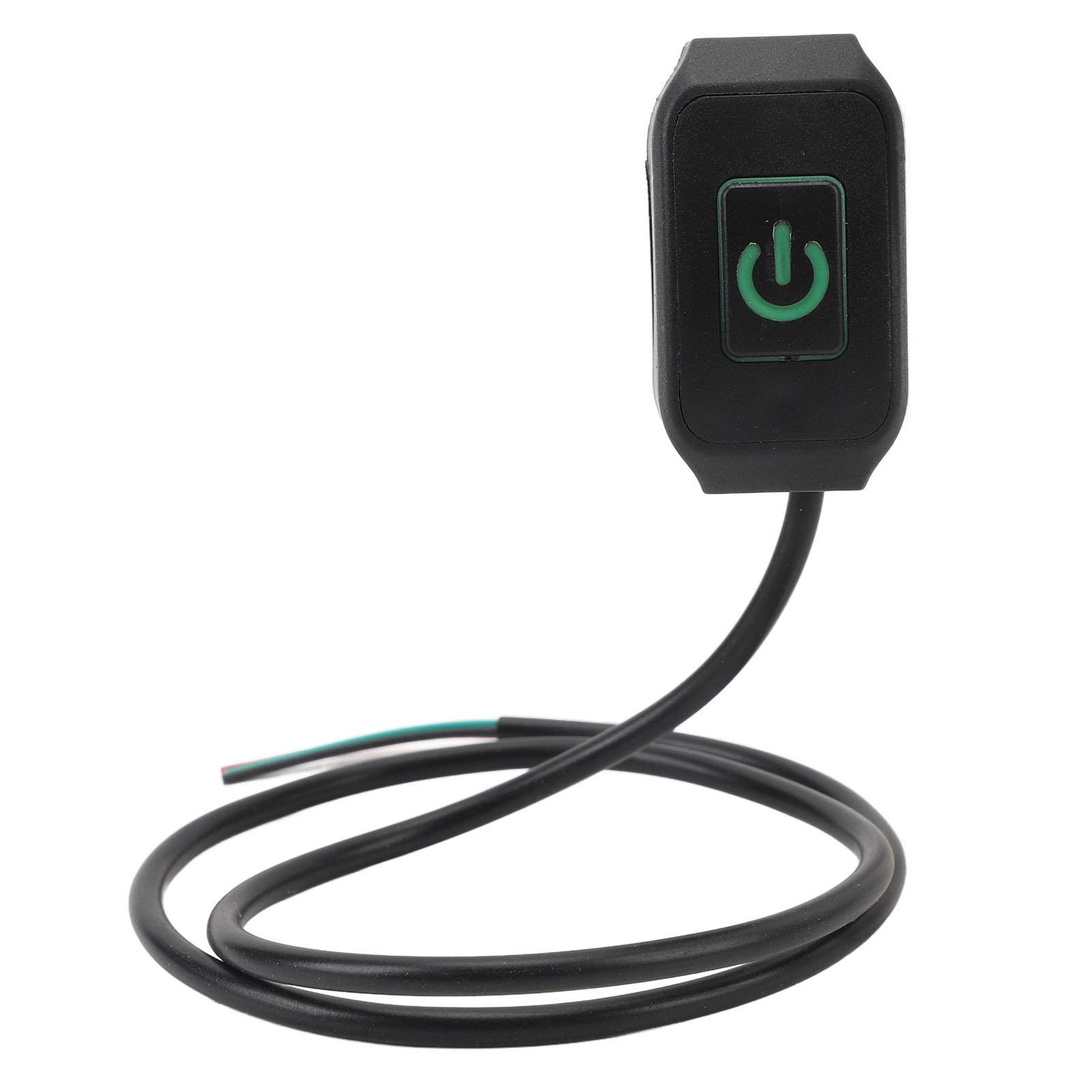 

22 мм водонепроницаемый переключатель мотоцикла универсальный руль гудок кнопка управления фарой переключатель синий