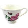 Les Trésors De Lily [N3668] - Cup + Saucer 'Rosa Romantica' Ivory Pink