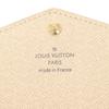 Used AUTHENTIC LOUIS VUITTON N63208 Damier Azur Porte feuille Sarah long wallet White