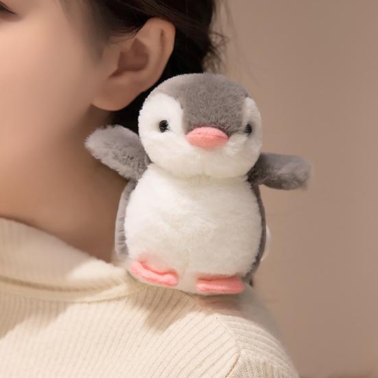 Animal Plush Doll Shoulder Magnet Stuffed Animal Toy Cute Realistic Panda Raccoon Tiger Plushies Birthday Christmas Gifts for Boys Girls
