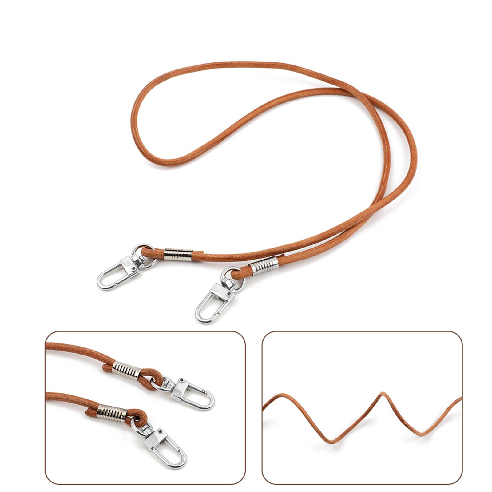 4 мм плечевой ремень 15/23/31/47 дюймов круглый ремень для сумки-ведра с пряжкой — фото 13