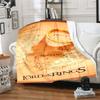 1pc Middle earth Map Cartoon Blanket,Portable Throw for Travel & Camping, All Season Cozy Blanket,Ideal Gift