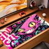 Gaming Mouse Pad Kawaii Punk Cat Large Gamer Mousepad Computer Desk Mat Mouse Mat Big Rubber Keyboard Pads Gaming Mats xcm