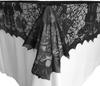 Halloween Lace Table Runner Black Spider Web Tablecloth Fireplace Cover Mantel Halloween Decoration  Home Party Cloth Cover