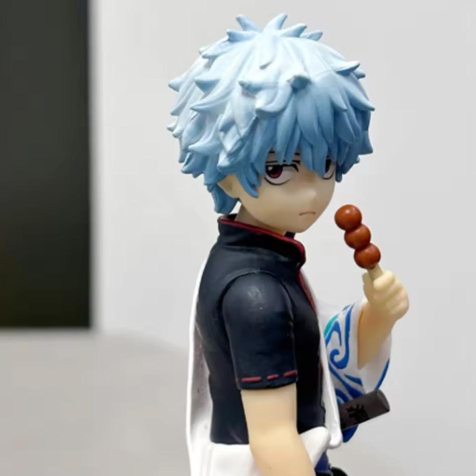 14cm Adokenette Gintama Sakata Gintoki figura de Anime Katsura Kotarou figura de acción Takasugi Shinsuke estatuilla modelo muñe