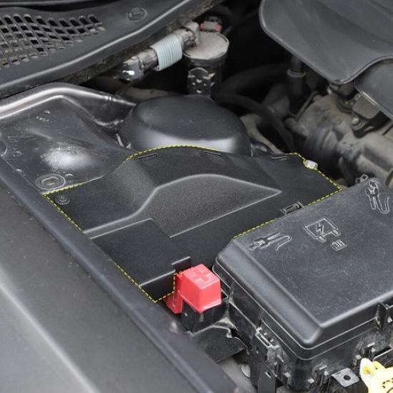 Black Engine Side Wire Dust Cover Trim for Dodge Charger 2011+ /Challenger 2015+