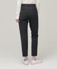 MUSINSA STANDARD WOMAN Women'S Heavyweight Fleece-Lined Slim Straight Hidden Elastic Waist Slacks [Charcoal Gray]