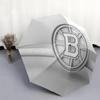 Boston Bruins Pattern, Automatic Folding Umbrella, Portable and Foldable Design, 8 Ribs, a Christmas or Birthday Gift.