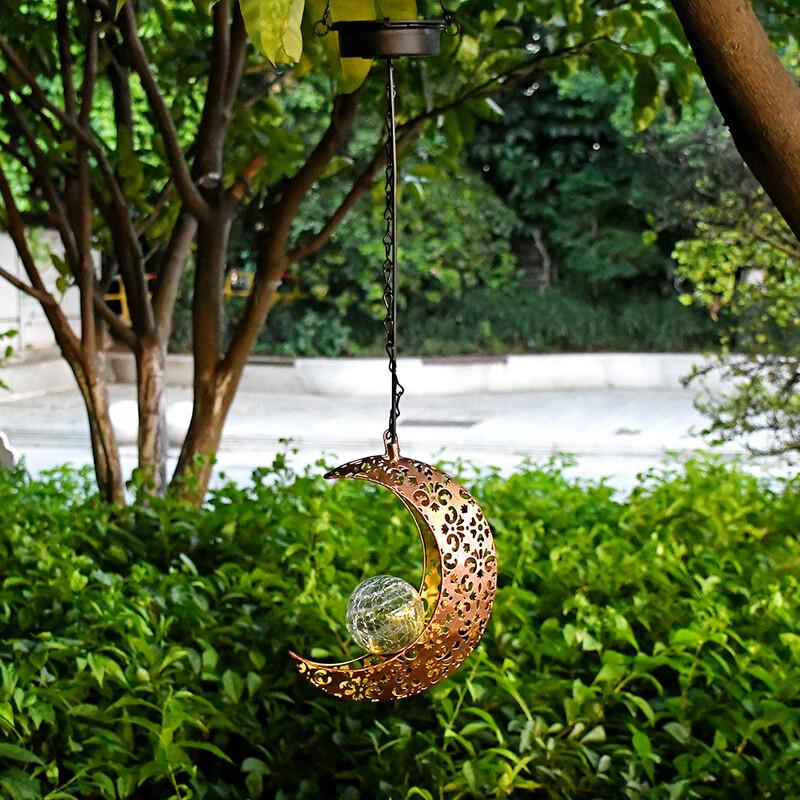 Solar Wave Chasing Outdoor Hanging Light