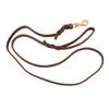 Artificial Leather Dog Leash Soft and Comfortable Pet Training Rope with Snap Hook for Outside