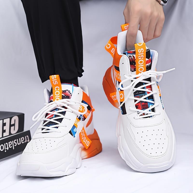 Модные массивные туфли с цветными блоками — фото 6