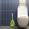 New Creative Cute Frog Toilet Brush Holder Resin Base Home Hotel Toilet Supplies Bathroom Cleaning Tools Decoration Statue