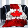 Coperta con Foglia d'Acero Rossa del Canada Adatta per Divani, Letti, Uffici e Campeggio - Regalo Perfetto per Halloween Natale