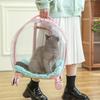 Portable Transparent Pet Carrier: Multi-Purpose Large Capacity Travel Bag for Cats
