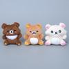 Cuter Stuffed Pacos Toy Keyring Soft Plush Pendant For Girls Gift Decor And