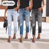Women's Fashion Casual Solid Color Print Pants & Capris