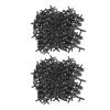 400/200PCS Garden Irrigation Joint Drip Irrigation Barbed Connectors, Universal Barbed Tee Fittings , Fits 1/4 Inch Drip Tubing (4/7Mm Tee Pipe)