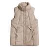 2026 Autumn/Winter Women's Mid-Length Sleeveless Cotton Padded Vest