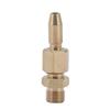 10pcs Male Thread Fountain Nozzle G1/4 G1/8 Fountain Sprinkler Easy Installation Brass Fountain Spray Head Garden Pond