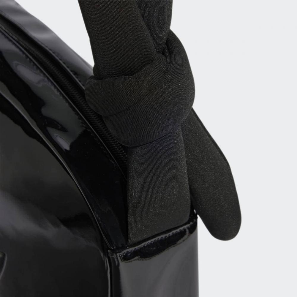 Adidas Glossy Enamel Leather Asymmetric Airliner Bag Jc6015