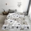 Cute Koala Animal Pattern Blanket Soft Flannel Comfortable Lightweight Suitable for Children Sofa Bedroom Living Room