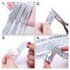 1 Rolle Selbstklebender Glitzer Kristall Strass Aufkleber Diamantband DIY Aufkleber Strasssteine Kunsthandwerk Auto Handy Dekoration