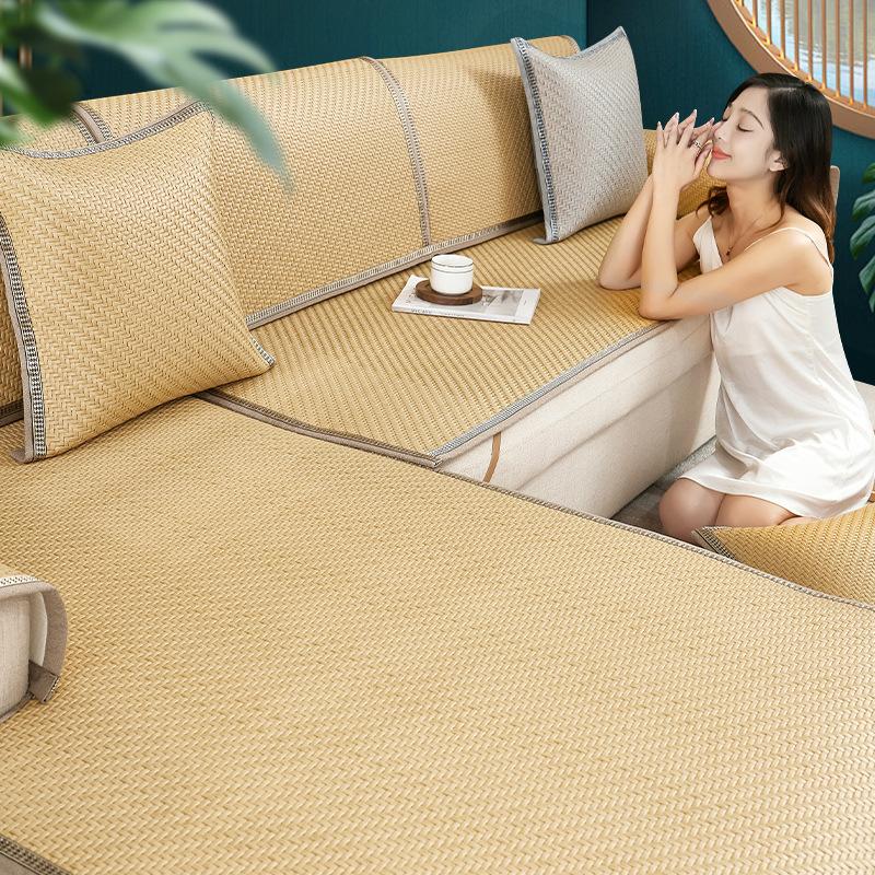 Rattan Mat Sofa Mat Summer Sofa Cushion New Seat Cushion Sofa Cushion Cover Cover Cloth Cushion Cushion Simple
