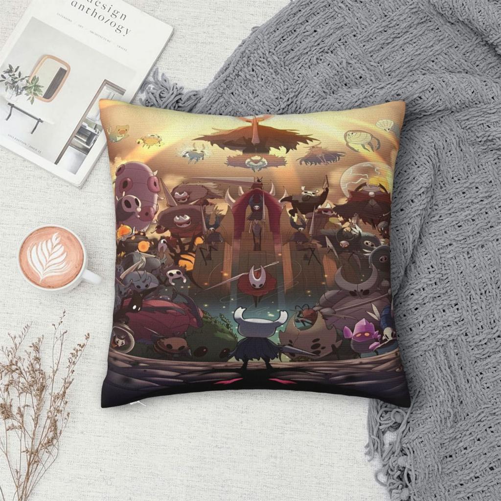 Hollow Knight Funny Games Pillowcases Merch Printed Cushion Cover Pillow Covers Home Decor Square Multiple Sizes