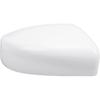 Side Mirror Cover Exterior Rearview Wing Mirror Housing Cap Unpainted White Replacement for Sentra 2012-2019 (without Turning Light Version) Right