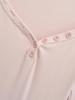 Women's Spicy American Sweetheart Neck Long Sleeve Button Bodycon Dress for Spring/Autumn