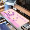 Hello Kitty, Flowers Themed XXL Mouse Pad - Non-slip Rubber Desk Mat for Gaming and Office Use, Multi-Function Keyboard  0826022a