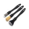 3PCS štětec na detaily do auta Super měkký štětec na detaily do auta se syntetickými štětinami Příslušenství ke štětcům na prachovky do auta