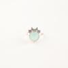 Aqua Chalcedony Gemstone 925 Sterling Silver Jewelry Handmade Ring Gift For Mom RR-67-19