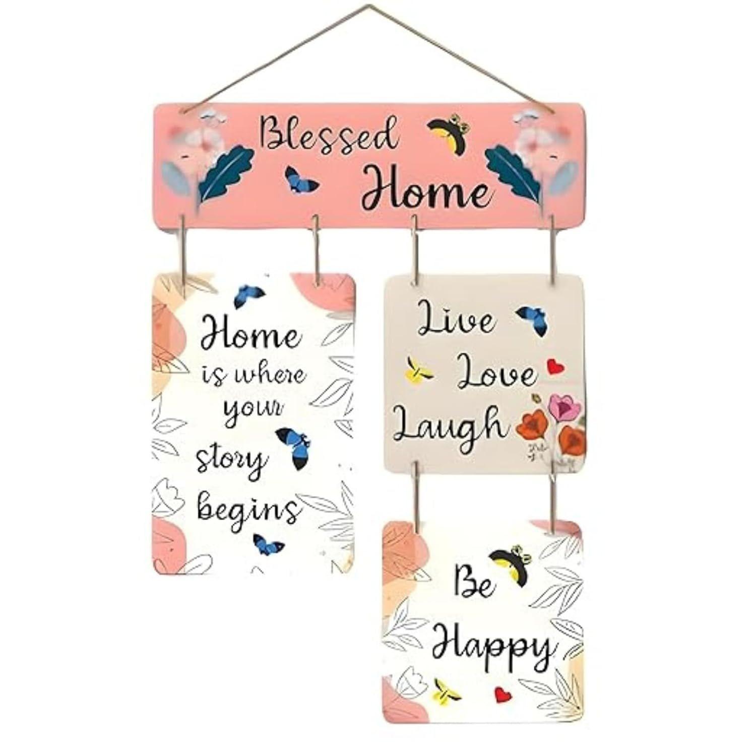 

Wall Art MDF Wooden Hanging for Living Room | Bedroom | Home Decor | Office | Gift | Quotes Items House Decoration, Decorative Hanging Items