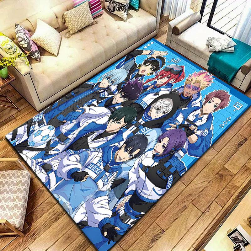 BLUE LOCK Carpet Rug for Living Room Bedroom Home Sofa Decoration,Kids play Non-slip Floor Mat