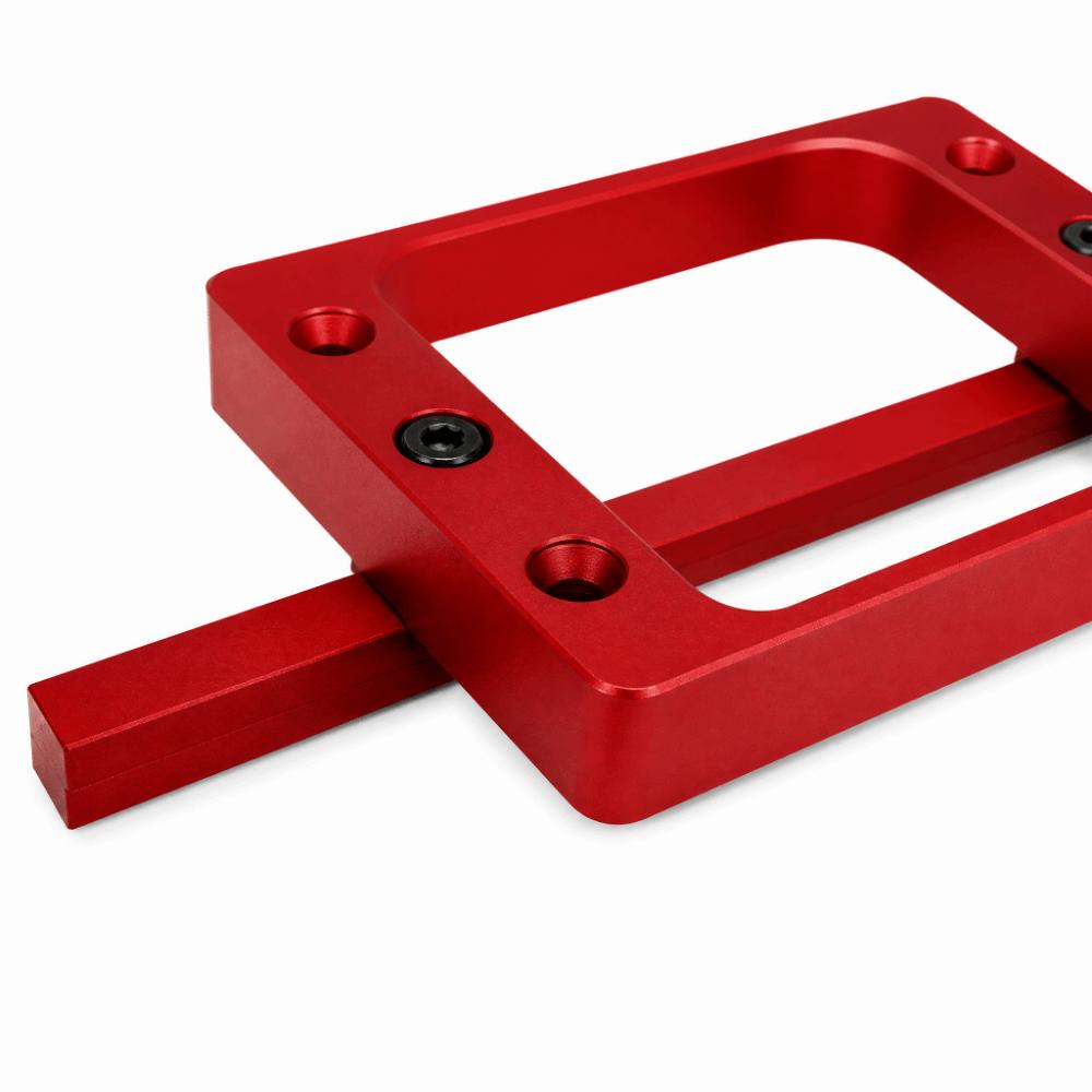 Drill Bit Included Door Hinge Jig Aluminum Alloy Hinge Template Hinge Mortise Template  Woodworking