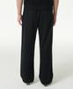 MUSINSA STANDARD [Cooltandard] One-Pleat Wide Lounge Sweatpants [Black]