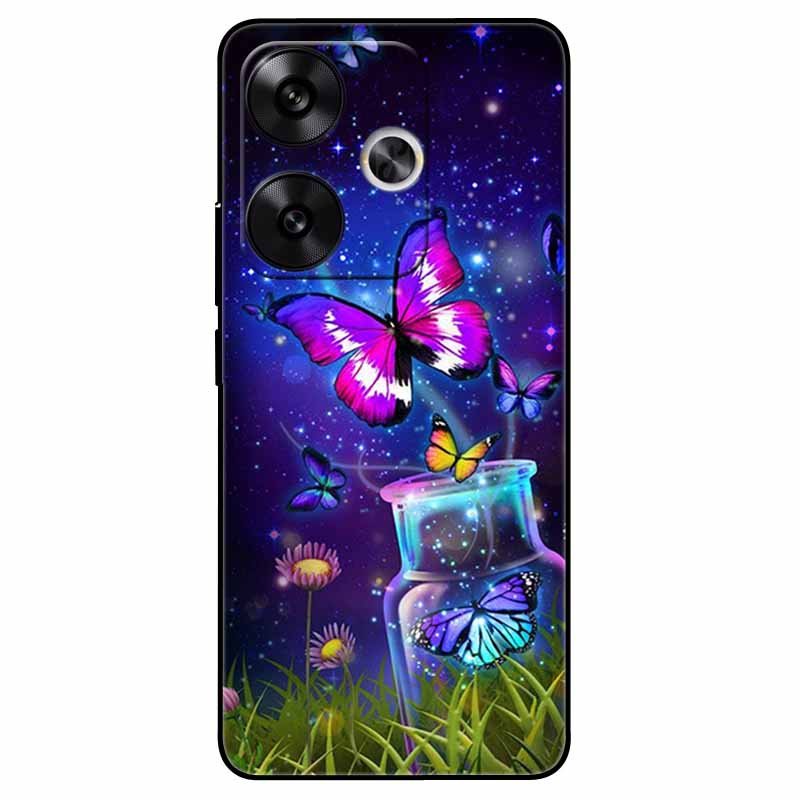 For Xiaomi Poco F6 Cases Soft Silicone Protective Fashion TPU Phone Back Covers For Xiaomi Poco F6 Pro/ Redmi Turbo 3 TPU Cases