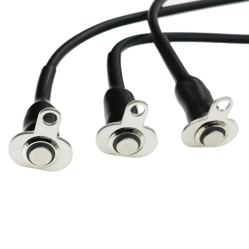 LMoDri 3 Color Lights Motorcycle Switch ON-OFF Handlebar Adjustable Mount Waterproof Switches Button 12V Headlight