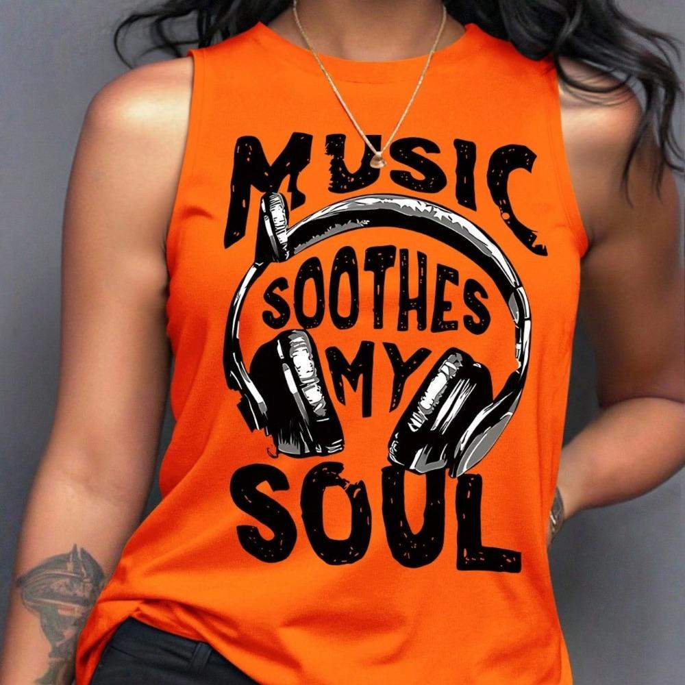 European and American Fashion Versatile Printed Women's Vest