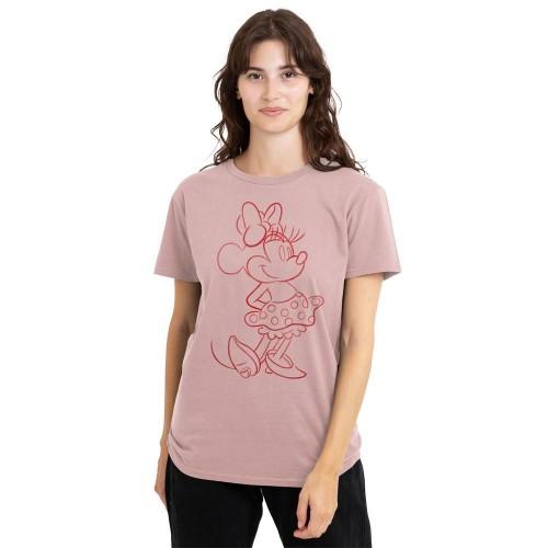Disney Classics Unisex Adult Minnine Mouse Sketch T-Shirt