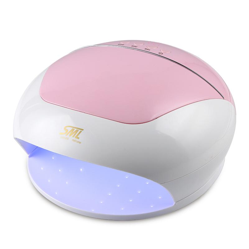 SML 2025 180w High Quality Led Uv Nail Lamps&UV Lamp Customized logo Suitable Salon and Home розовый