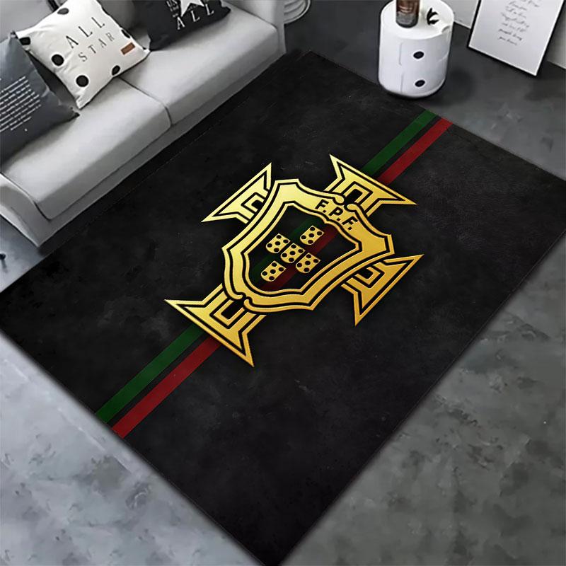 Portugal National Football Team Carpet Rug for Living Room Bedroom Home Sofa Decoration,Kids play Non-slip Floor Mat