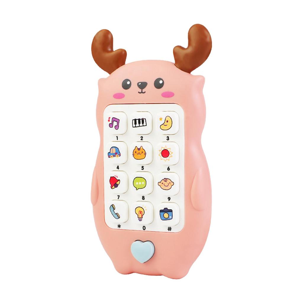 Electronic Learning Smartphone Toy Baby for Toddler 6 Months+ Pink