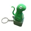 Lizard Button Keychain with Colorful Lights Rechargeable Sound Keychain for Anxiety Relief Lizard Keyboard Clicker Toy Unique Gifts for Friends