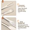 Non-Slip Barbecue Tongs Stainless Steel Kitchen Tongs Cooking Tweezers  Kitchen Cooking