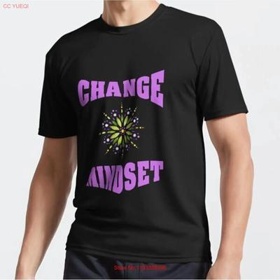 MOST POPULAR CHANGE MINDSET Active Motivational Design Inspirations T Shirt Vintage Washed Streetwear Breathable Versatile