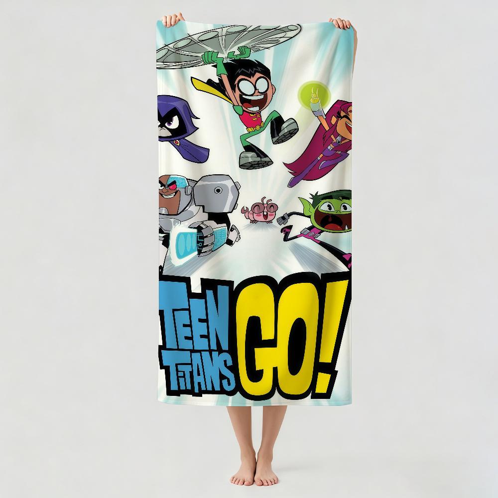 Cartoon T-teen T-titans Towel Drying Bath Towel Applicable To Light Swimming Camping Yoga Beach Out